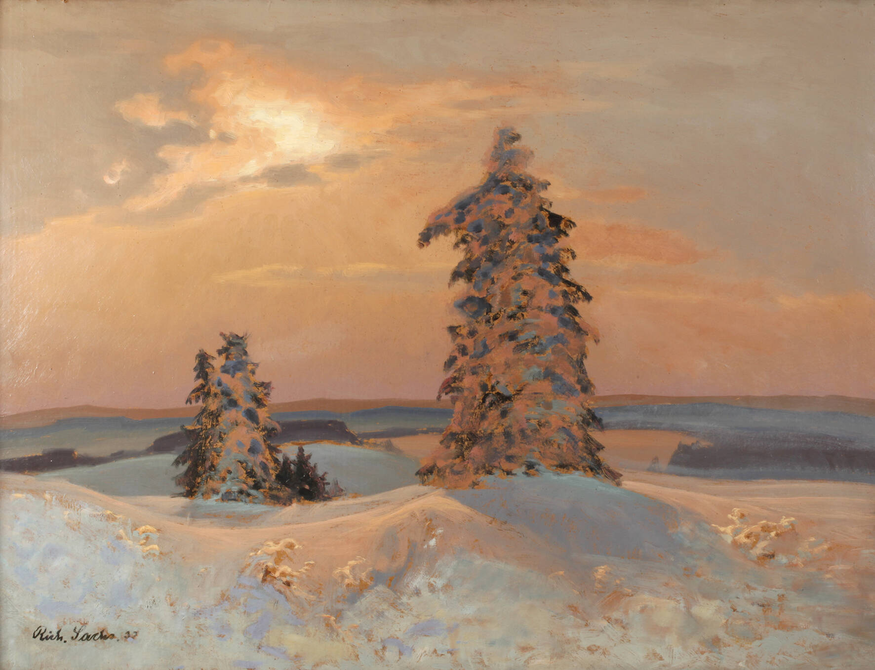 Richard Sachs, Winterlandschaft