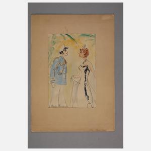 Elsa Sturm-Lindner, Paar Zeichnungen