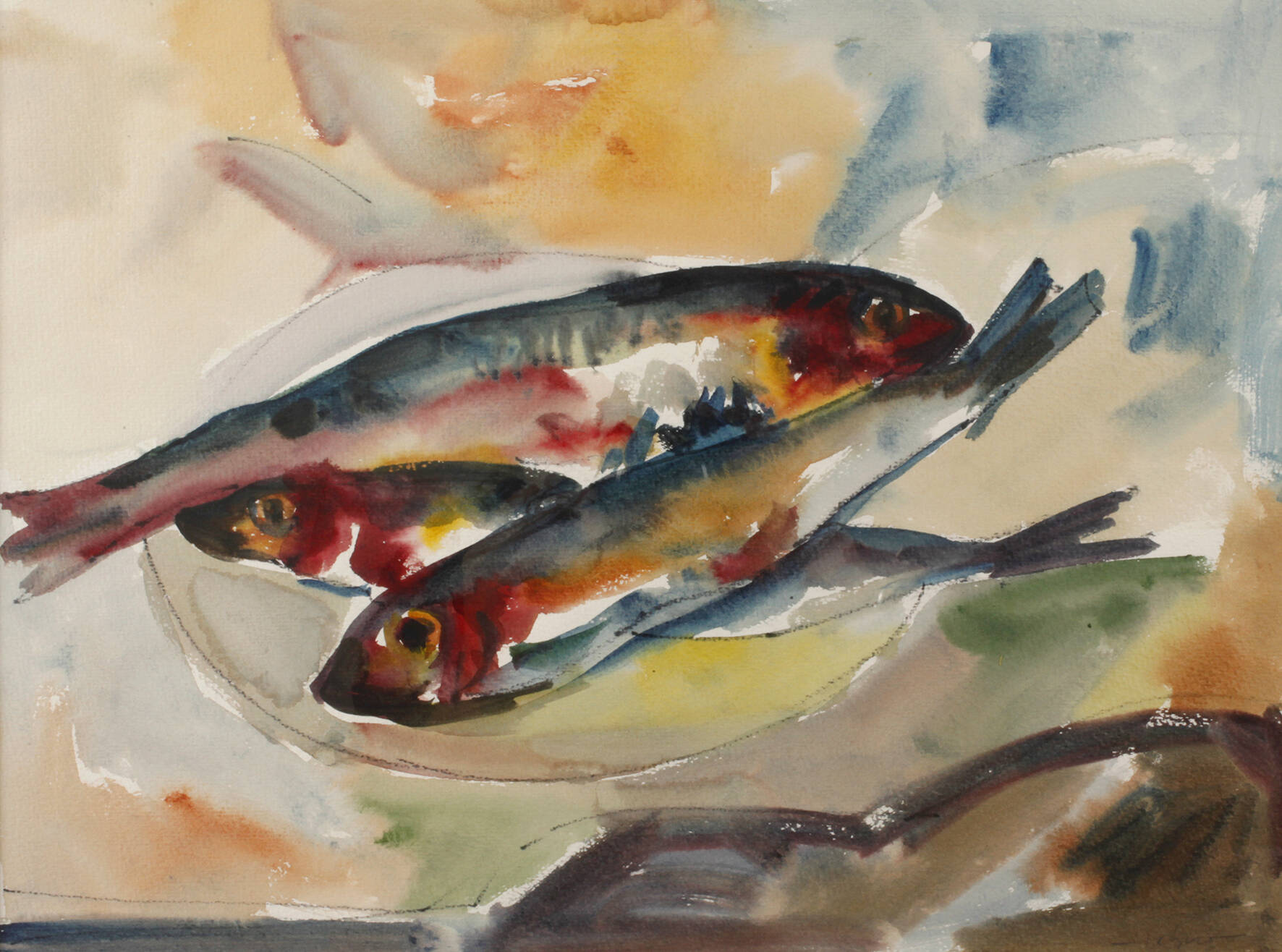 Heinz Tetzner, Fischstillleben