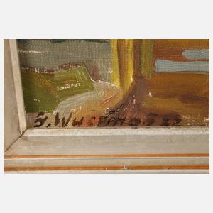 Gustav Wustmann, Blick zur Burg Pottenstein