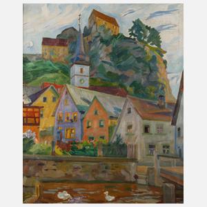 Gustav Wustmann, Blick zur Burg Pottenstein