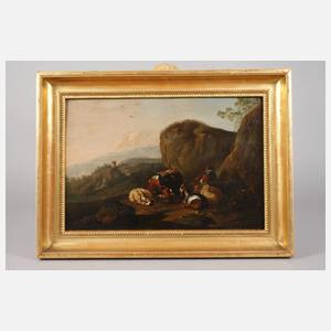 Johann Heinrich Roos, Zwei Hirtenlandschaften