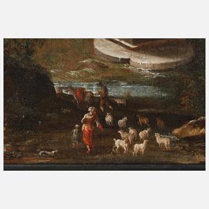 Italienisches Landschaftscapriccio 17. Jh.