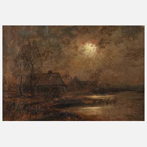 Claas de Beer, Abendlandschaft