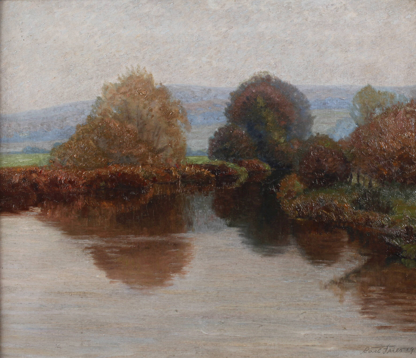 Carl Fries, Am Seeufer