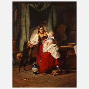 J. Gaiser, Mutter mit Kind