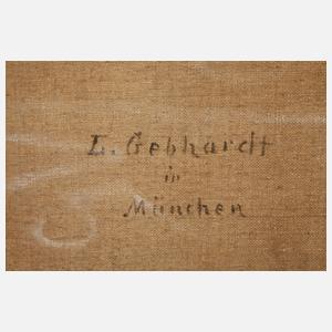 Ludwig Gebhardt, Rinder am Seeufer