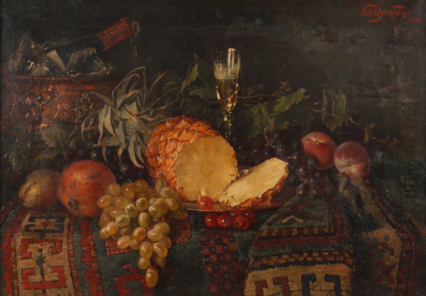Nel Grönland, Früchtestillleben