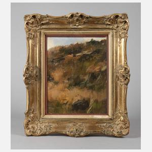 Franz von Pausinger attr., Herbstlicher Hang