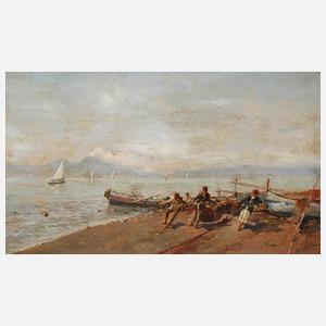 Attilio Pratella, attr., Neapolitanische Fischer