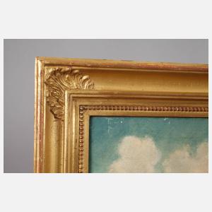 Louis Reinhardt, attr., Rinder an der Tränke