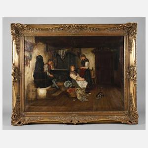 Georg Roessler, Häusliche Szene