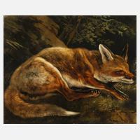 August Schleich, Fuchs am Waldesrand111
