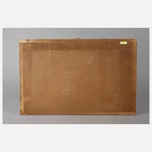 Eduard Schleich (attr.), Dorf vor Gebirgskulisse