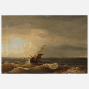 C. L. Schmitz, Schiffe auf stürmischer See