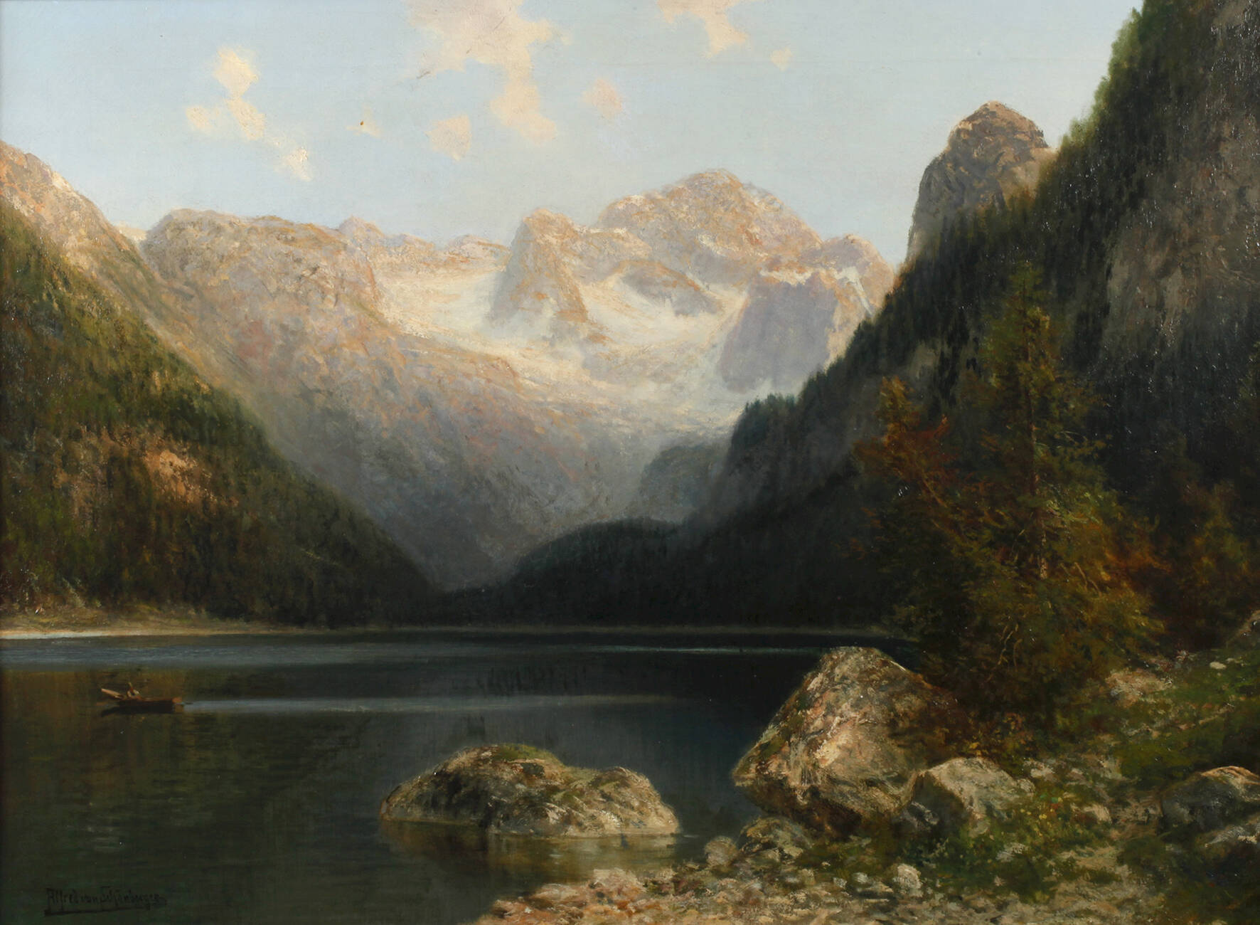 Alfred von Schönberger, Bergsee