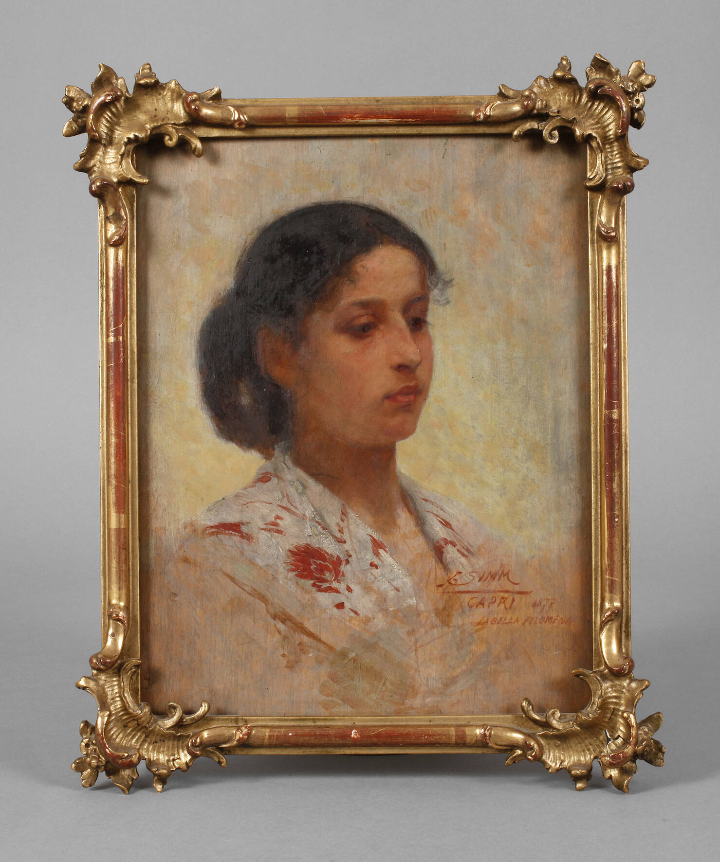 Prof. Franz Xaver Simm, "La bella Filomena"