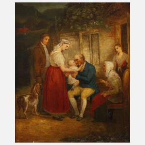 Besuch bei den Großeltern