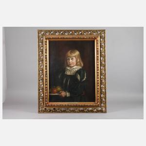 Knabe mit Früchteteller