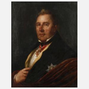 Würdevoller Herr mit Orden