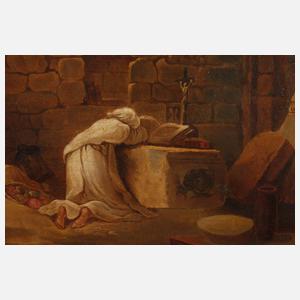 "Eremit im Kolosseum" nach Hubert Robert