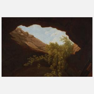 "Eremit im Kolosseum" nach Hubert Robert