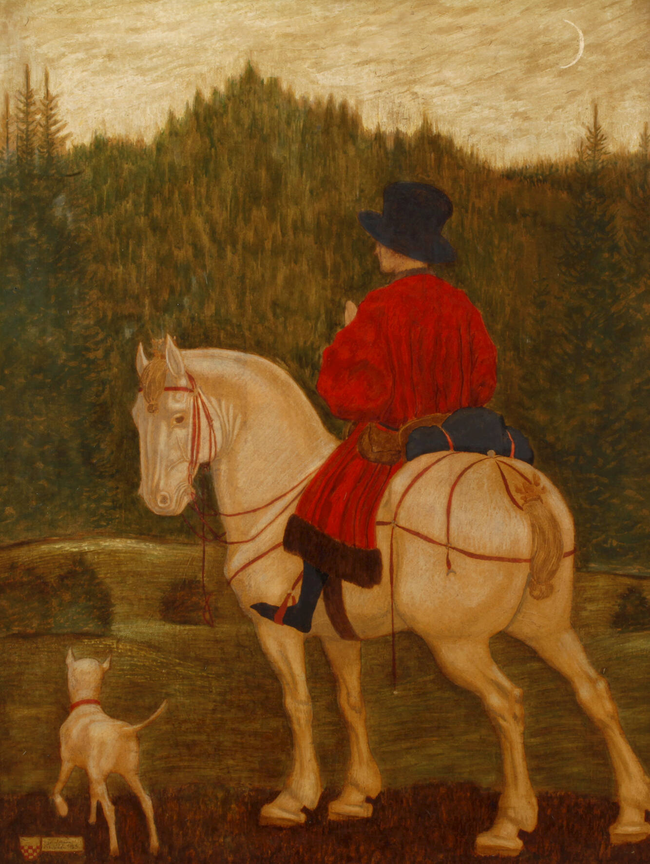 Joseph Maria Beckert, Reiter auf weißem Ross