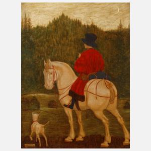 Joseph Maria Beckert, Reiter auf weißem Ross