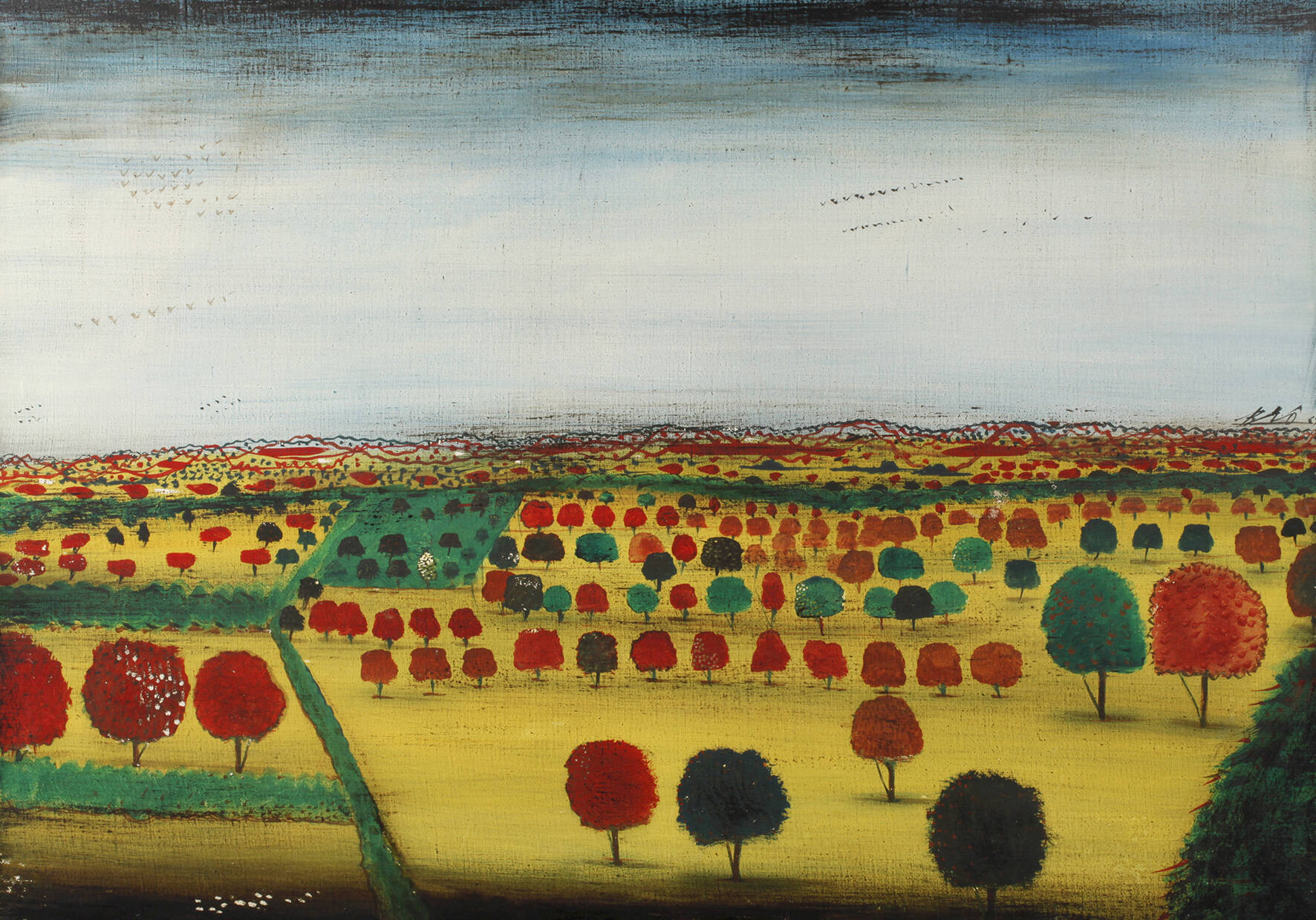 René Brô, Streuobstplantage