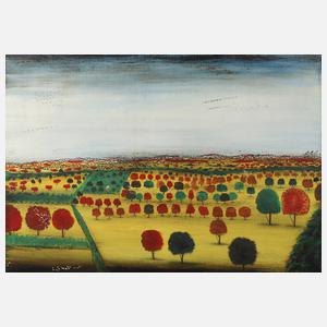 René Brô, Streuobstplantage