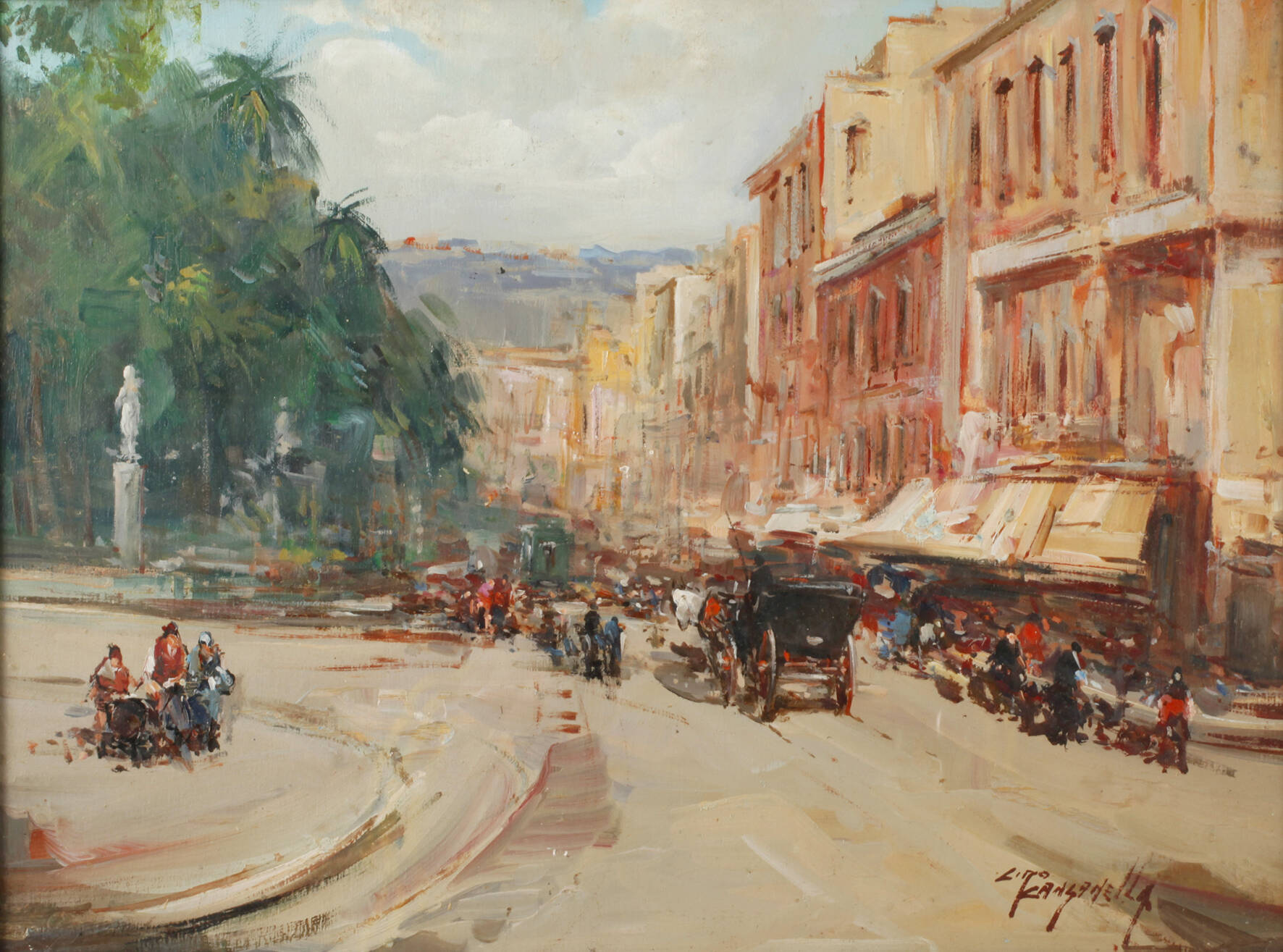 Ciro Canzanella, Mediterrane Stadtansicht