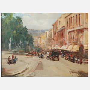 Ciro Canzanella, Mediterrane Stadtansicht