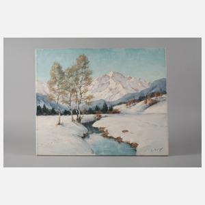 Eric Curry, Winterliche Hochgebirgslandschaft