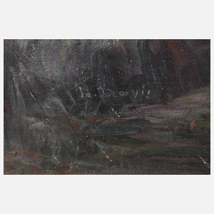 Nicolaus Davis, Blaue Stunde am Meer