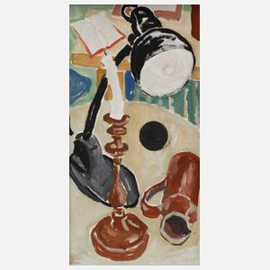 Franziskus Dellgruen, Stillleben mit Bauhauslampe