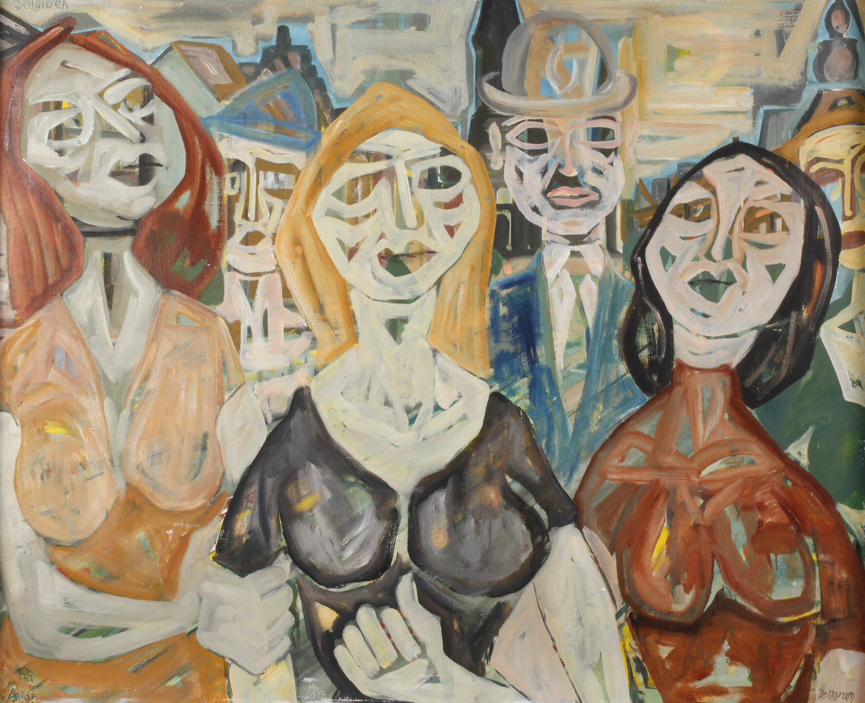 Franziskus Dellgruen, Auf der Promenade