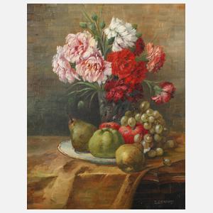 L. Dersch, Nelkenstillleben