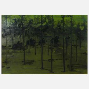 Arrigo Episcopi, Reiter in nächtlichem Wald