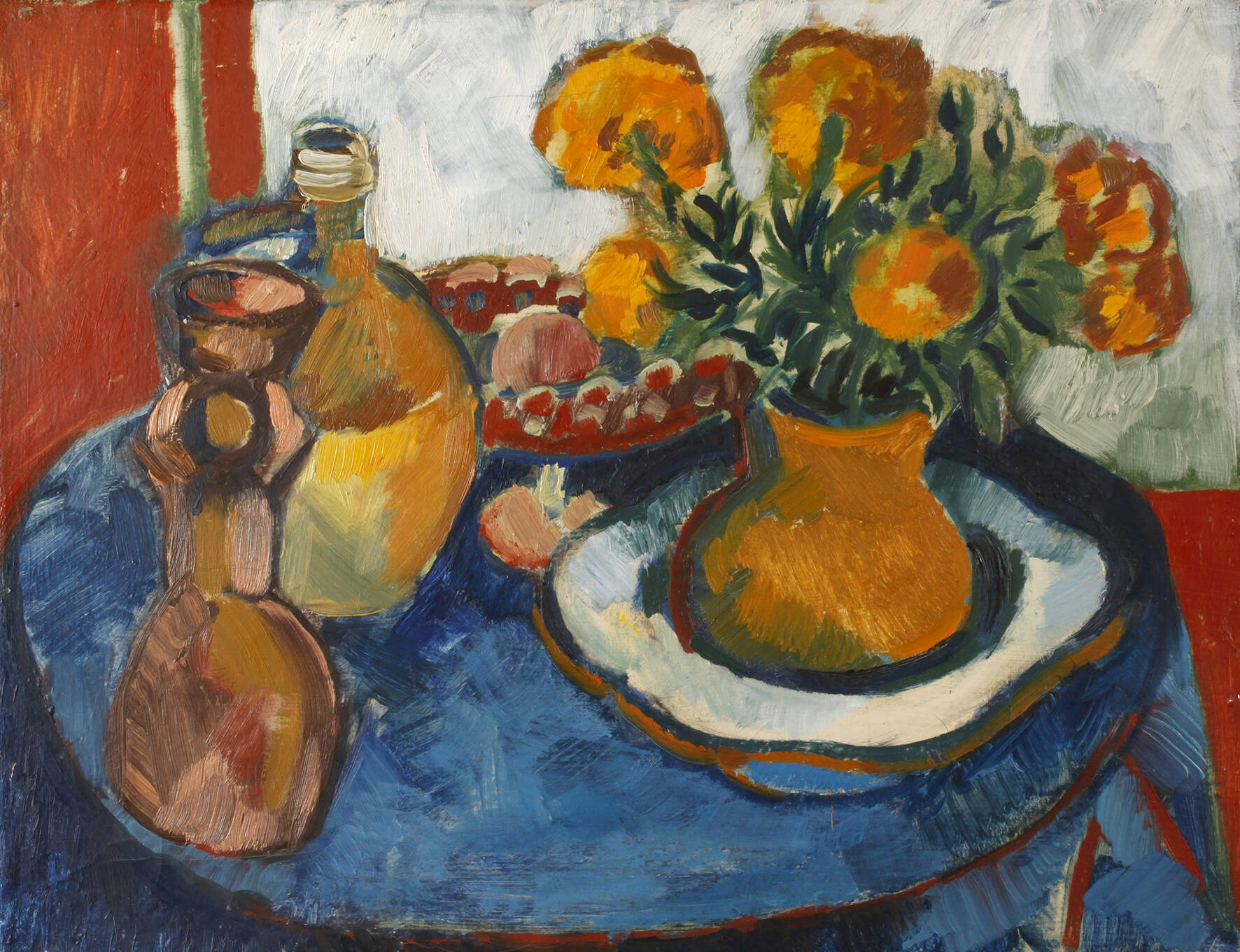 Lothar Gemmel (attr.), Stillleben mit Blumenvase