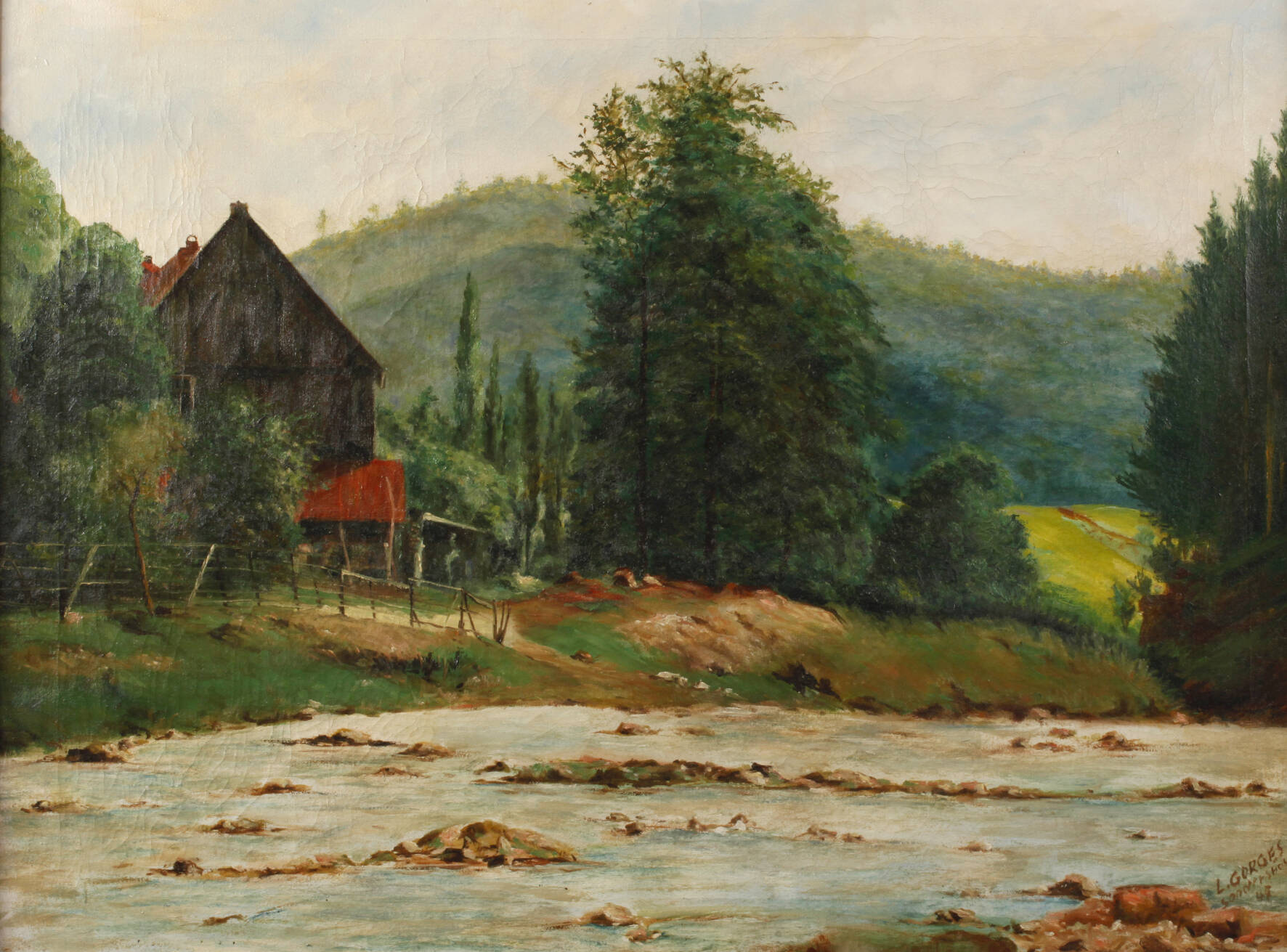 L. Gorges, Flusslandschaft