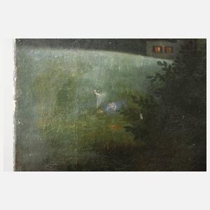 Johann Greve, Frau mit Kind am Seeufer