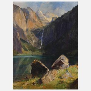 Eduard v. Handel-Mazetti, Röthbachfall mit Obersee