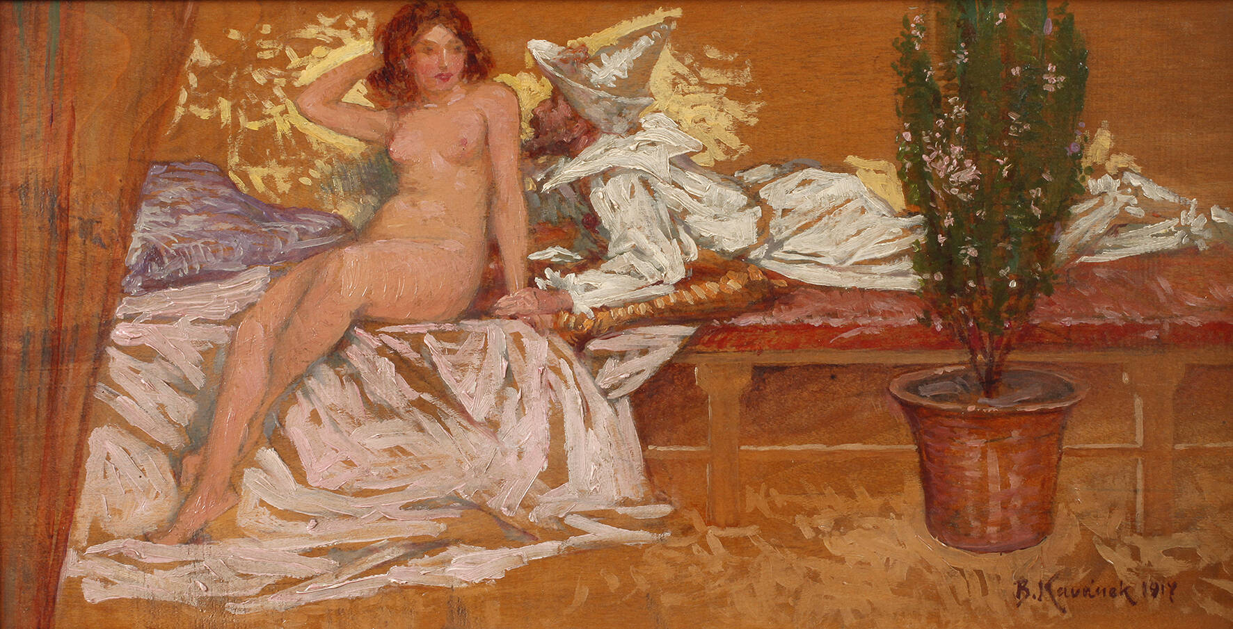 Bedřich Kavánek, Columbine als Akt