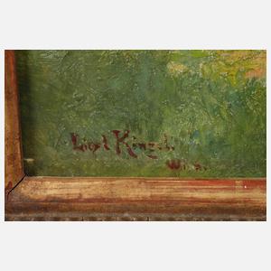 Liesl Kinzel, Hühner im Garten