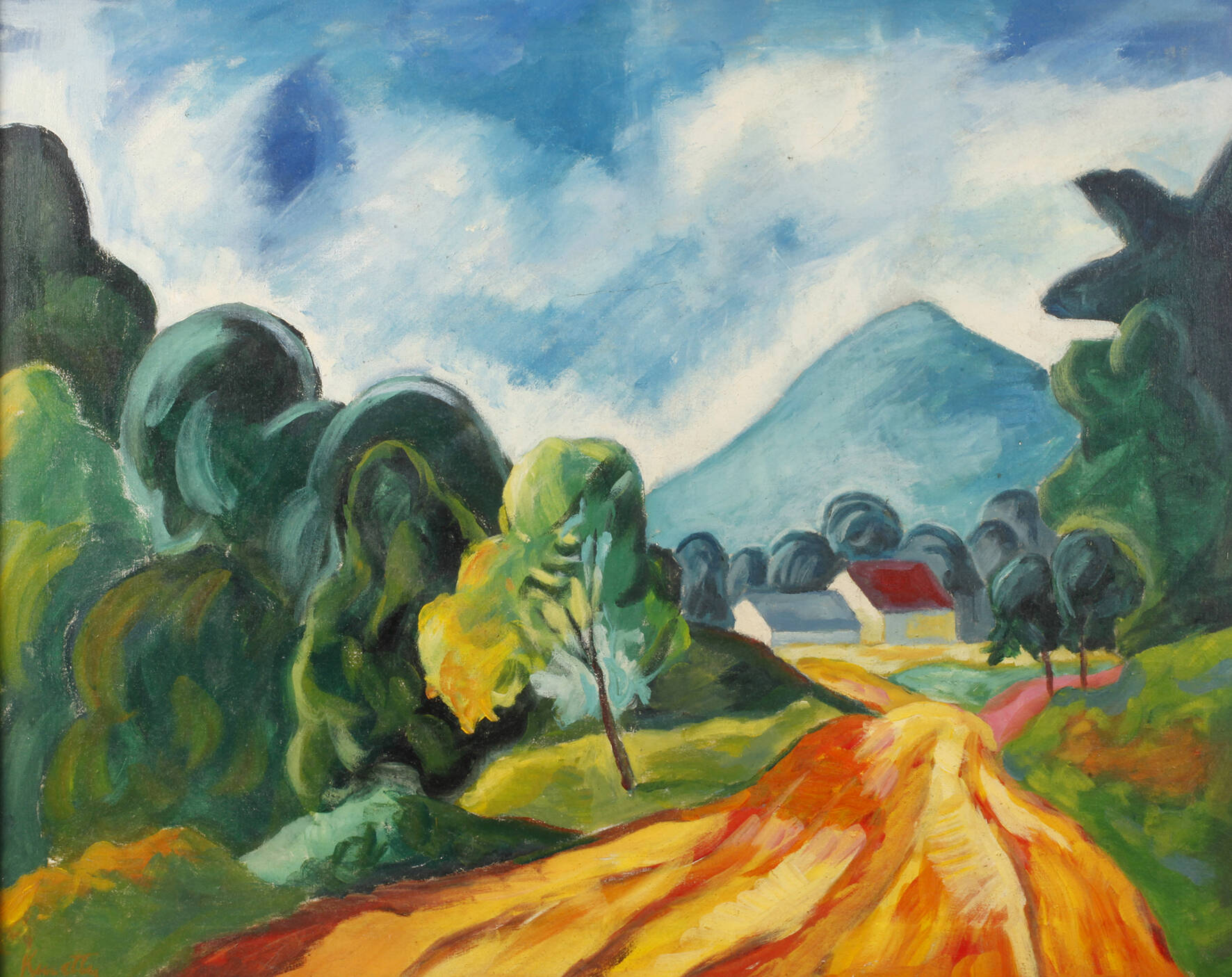 János Kmetty, Sommerlandschaft