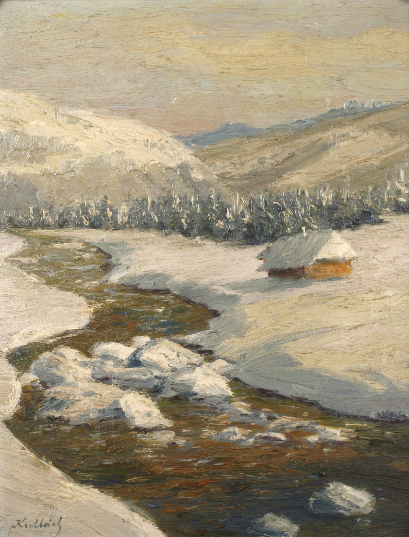 Gustav Kullrich, Winterlandschaft