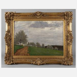 Adolf Luntz, "Kirschbäume gegens Licht"