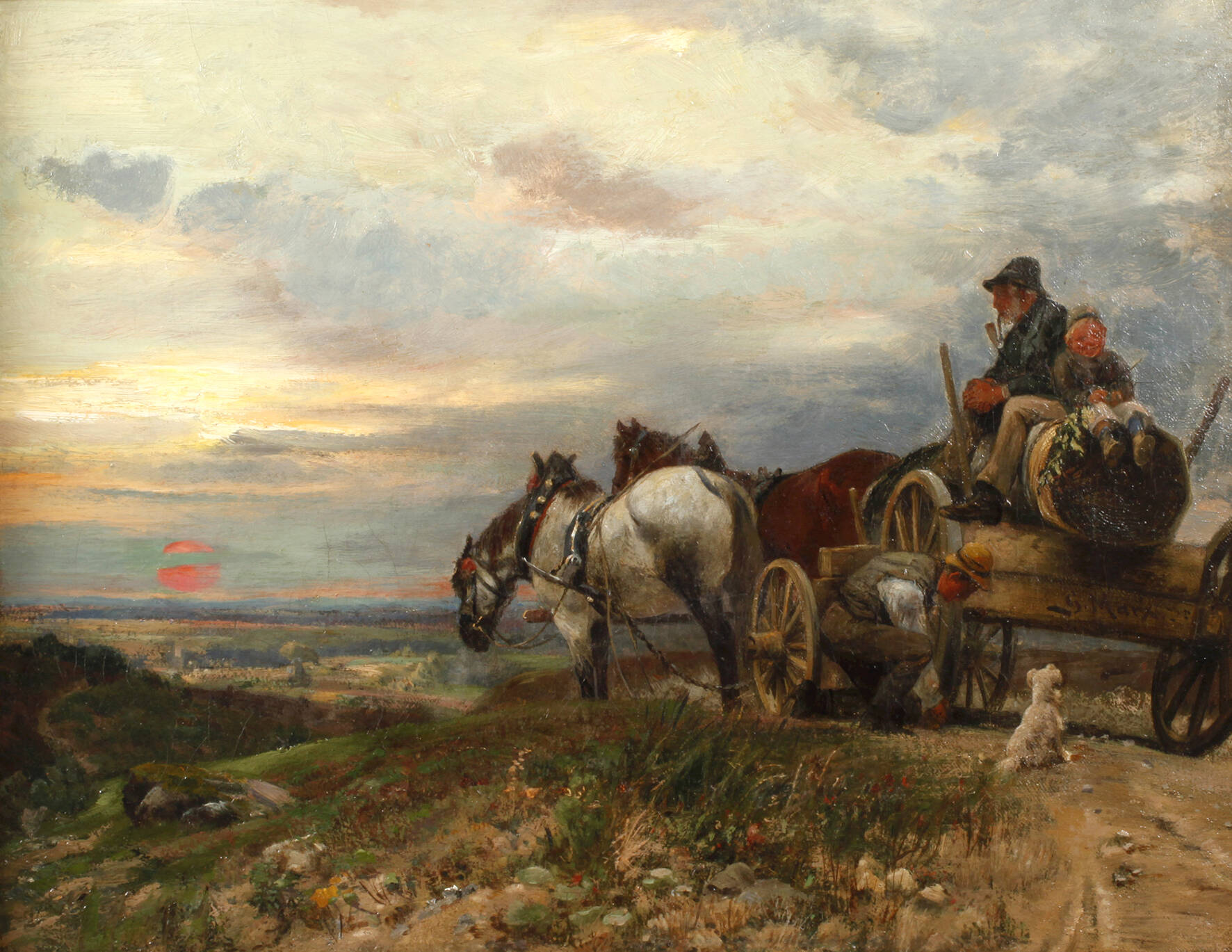 Gustav Marx, Abendliche Heimkehr