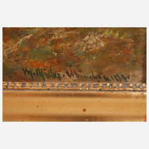 Moritz Müller II., Hirsch im Gebirge