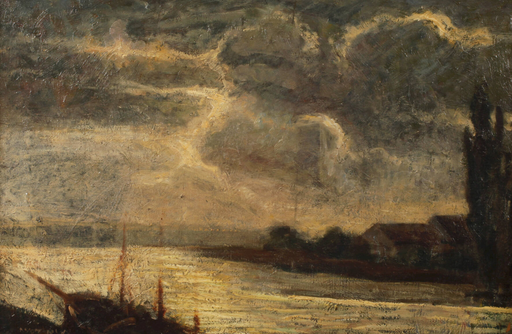 Edmund Pick-Morino, Nachts am Fluss